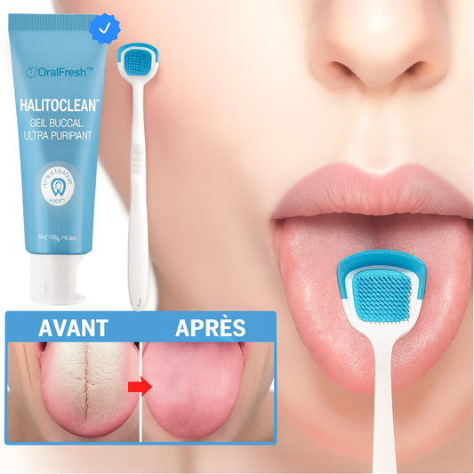 HalitoClean™ Gel Buccal Ultra‑Purifiant | Élimine 97 % de la mauvaise haleine en 60 secondes!