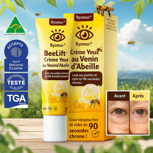 BeeLift™ Crème Yeux au Venin d’Abeille | Lisse vos poches et rides en 90 secondes chrono!