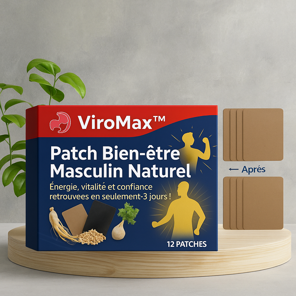 ViroMax™ Patch Érection Naturel | Érections durables en seulement 3 jours ! 3x plus épaisses et plus longues!