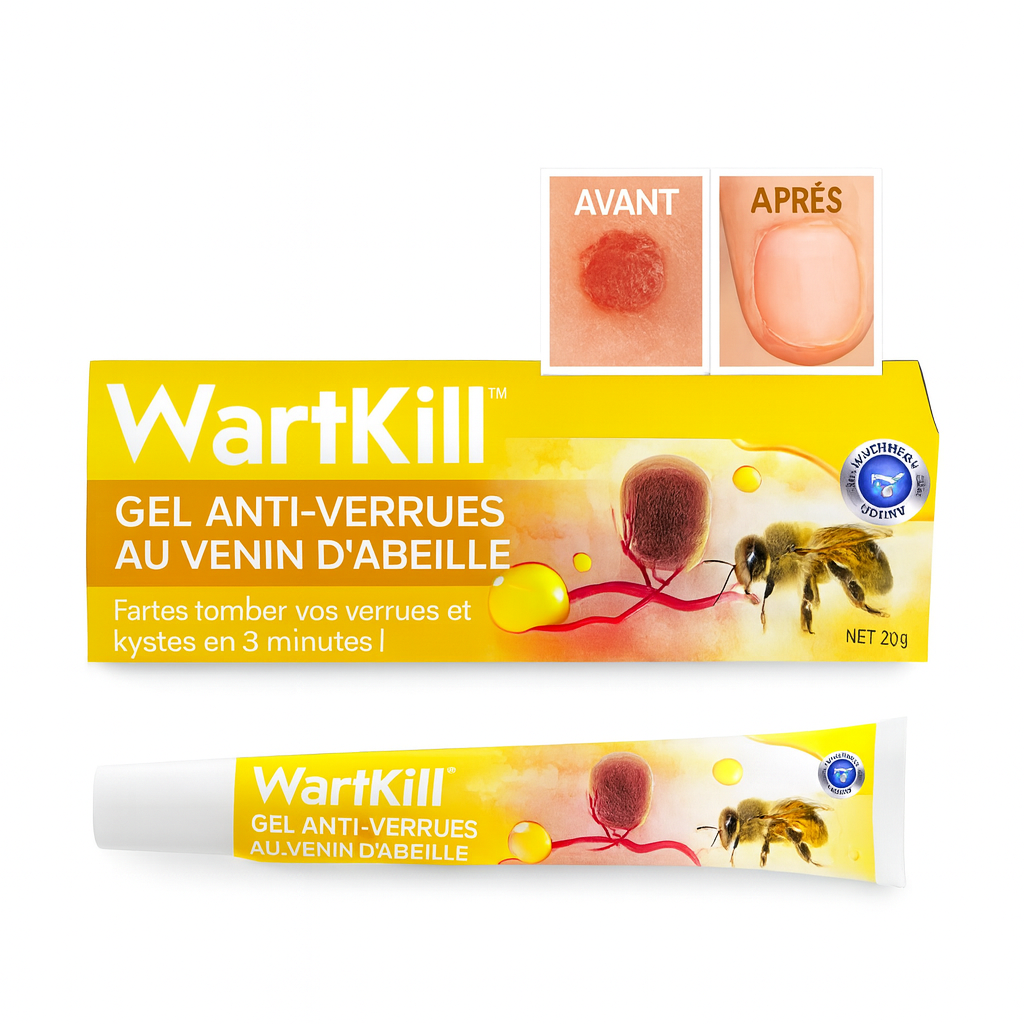 WartKill™ Gel Anti-Verrues au Venin d’Abeille | Faites tomber vos verrues et kystes en 3 minutes!