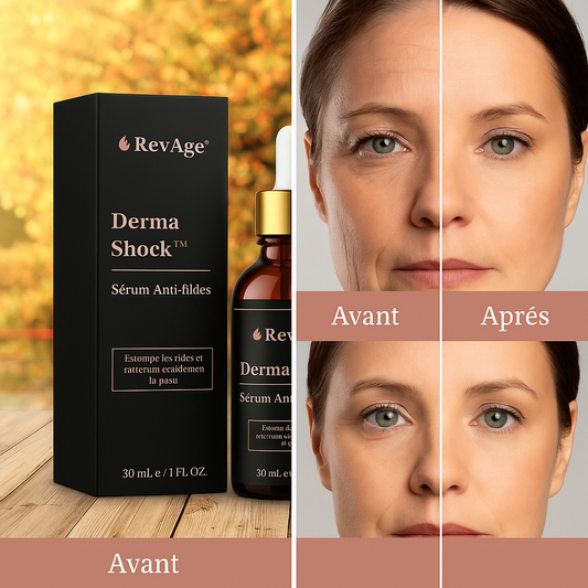 DermaShock™ Sérum Anti-Rides à la Gelée Royale | Efface 87 % des rides en seulement 48h!
