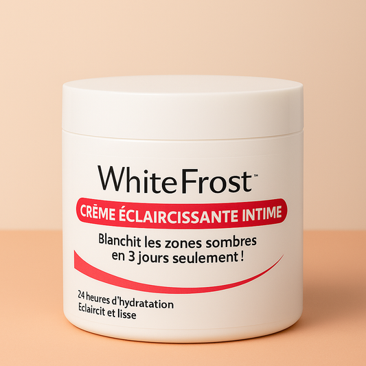 WhiteFrost™ Crème Éclaircissante Intime | Blanchit les zones sombres en 3 jours seulement!