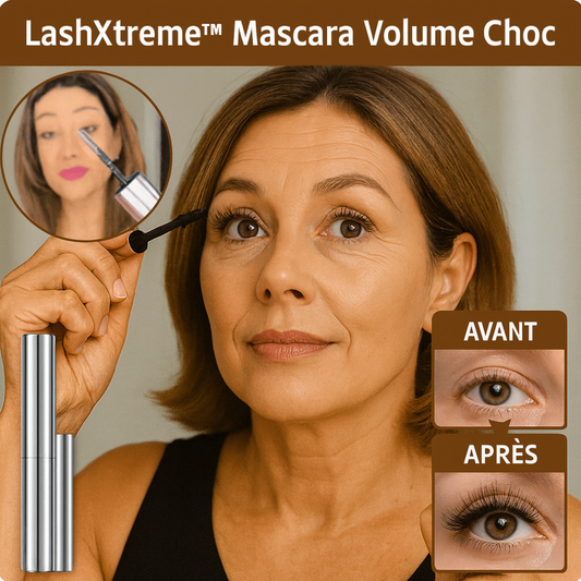 LashXtreme™ Mascara Volume Choc | Obtenez des cils 3x plus longs et épais en 5 minutes chrono!