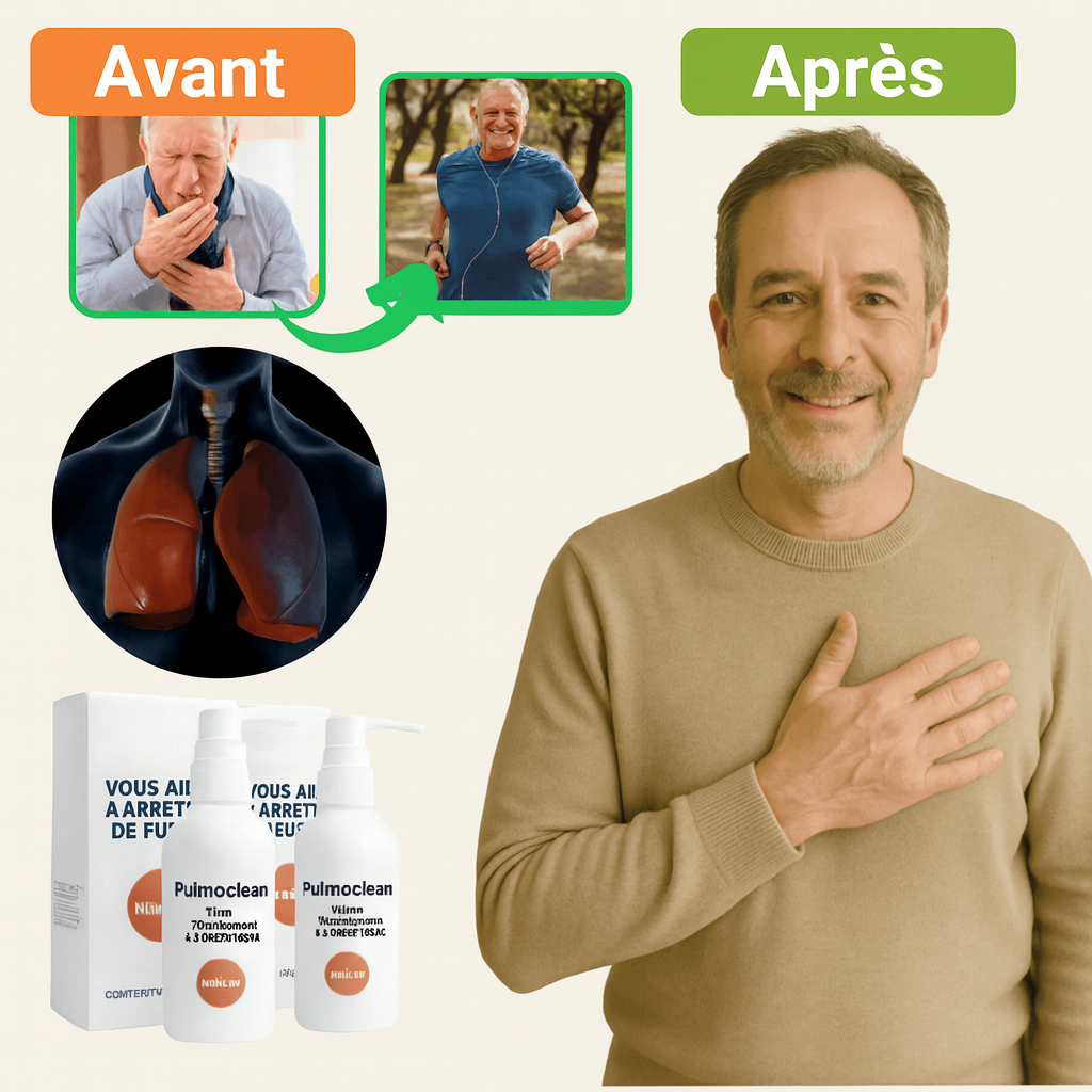 Pulmoclean™ Spray Pulmonaire au Griffonia | Coupez l’envie de fumer en 30 secondes chrono!