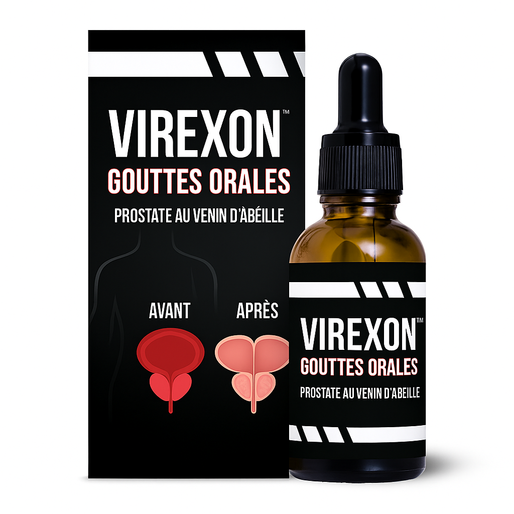 Virexon™ Gouttes Orales Prostate au Venin d'Abeille | Retrouvez une érection en 3 minutes!