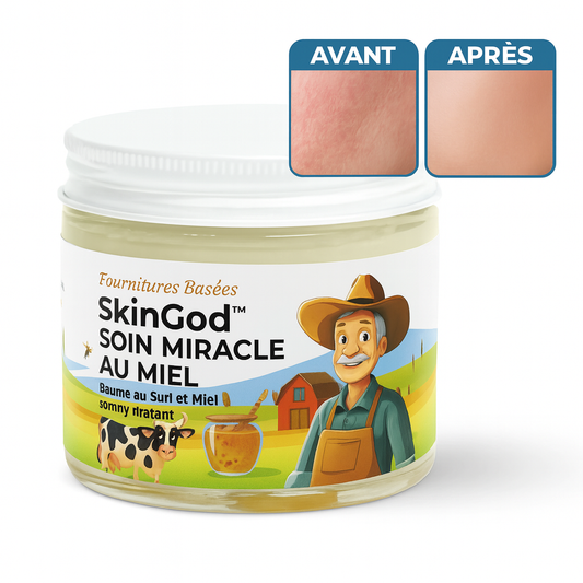 SkinGod™ Soin Miracle au Miel | Élimine rides, sécheresse et irritations dès la première application!