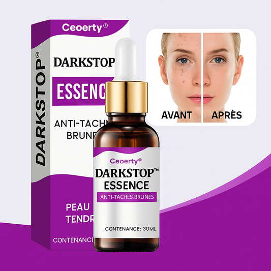 DarkStop™ Essence Anti-Taches Brunes | Efface vos taches d’âge et de soleil sans laser ni peeling!