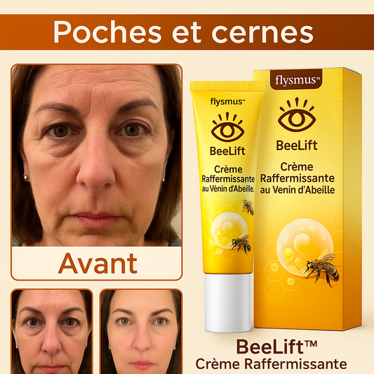 BeeLift™ Crème Raffermissante au Venin d’Abeille | Lisse les rides du contour des yeux dès la 1ère application!