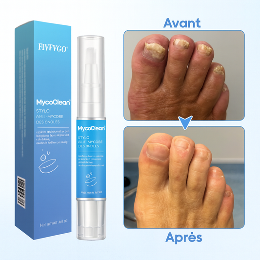 MycoClean™ Stylo Anti-Mycose des Ongles | Élimine les champignons et régénère l'ongle dès 3 jours!