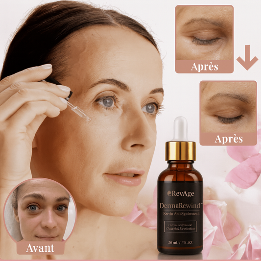DermaRewind™ Sérum Anti-Âge Intensif | Raffermit la peau et gomme les rides dès 1 application!