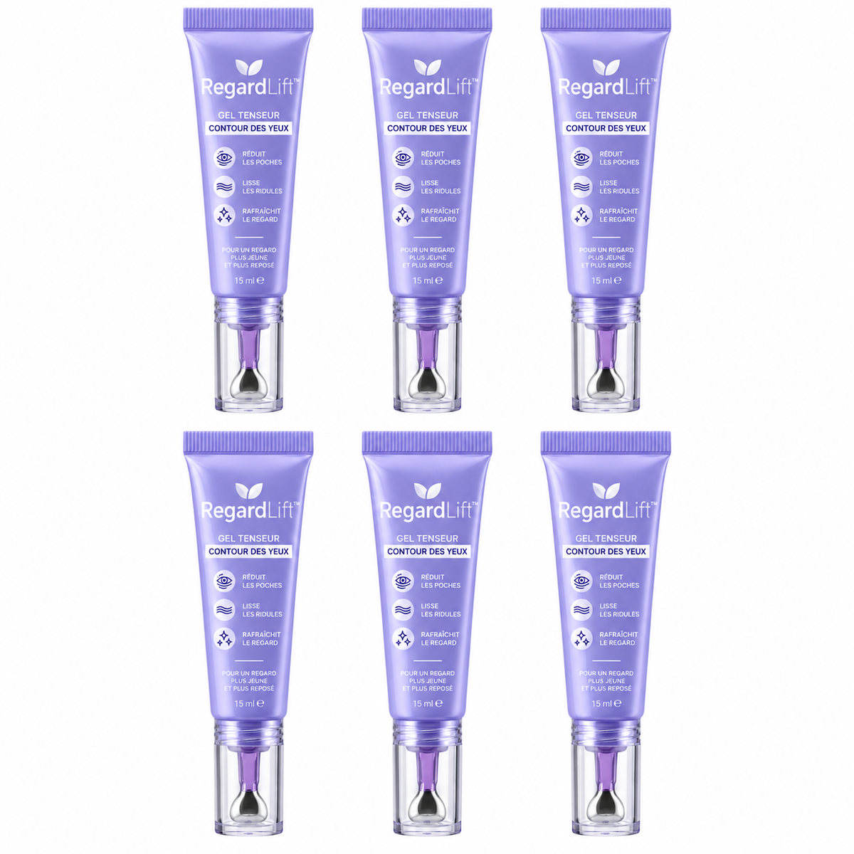 RegardLift™ Gel Tenseur Contour des Yeux | Réduit visiblement les poches en seulement 24 heures !