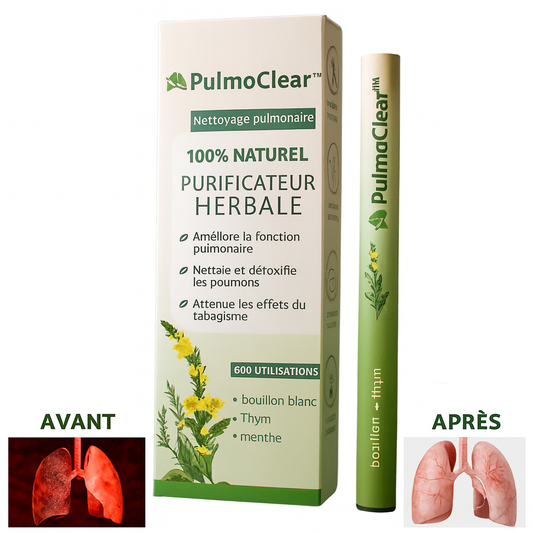 PulmoClear™ Inhalateur Thérapeutique | Débouche vos poumons et stoppe l’essoufflement en 90 secondes !