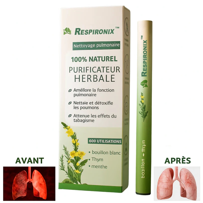 Respironix™ Inhalateur Thérapeutique | Débouche vos poumons et stoppe l’essoufflement en 60 secondes!