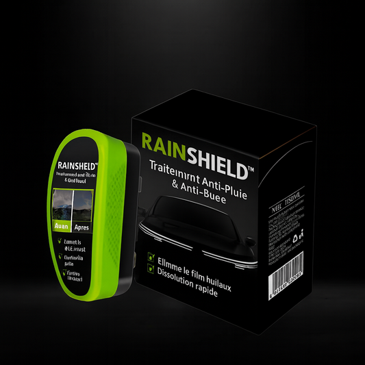 RainShield™ Traitement Anti-Pluie & Antibuée | Garantie une visibilité parfaite dès la première application!
