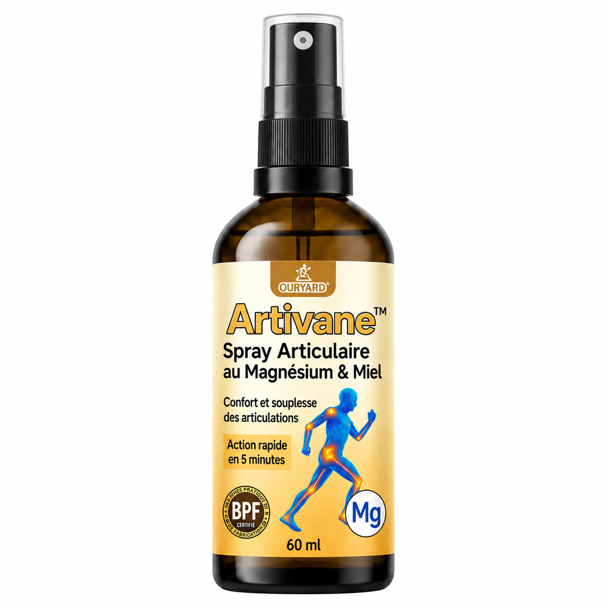 Artivane™ Spray Articulaire au Magnésium & Miel | Répare vos articulations douloureuses en 10 minutes!