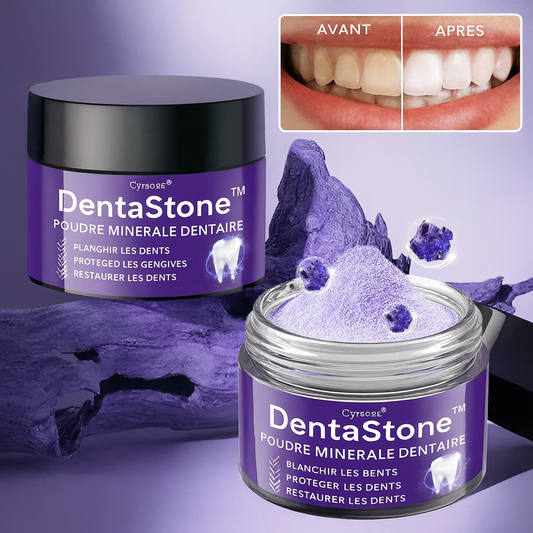 DentaStone™ Poudre Minérale Dentaire | Reconstruit l’émail et stoppe la sensibilité en 72h!