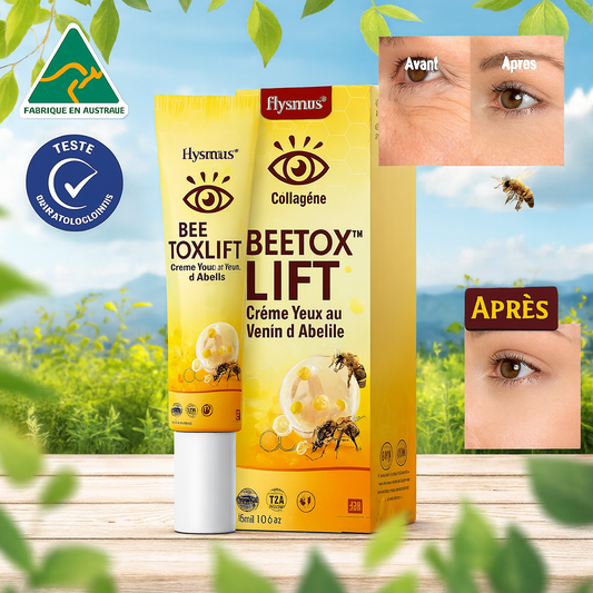 BeeToxLift™ Crème Yeux au Venin d’Abeille | Lisse rides et remonte les paupières en 5 minutes!