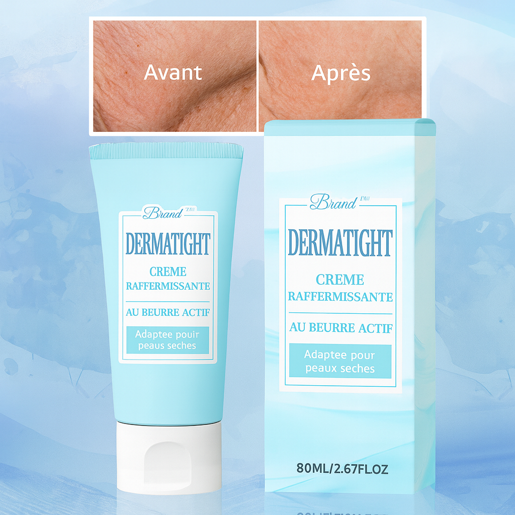 DermaTight™ Crème Raffermissante au Beurre Actif | Lifte et retend votre peau dès la 1ère application!