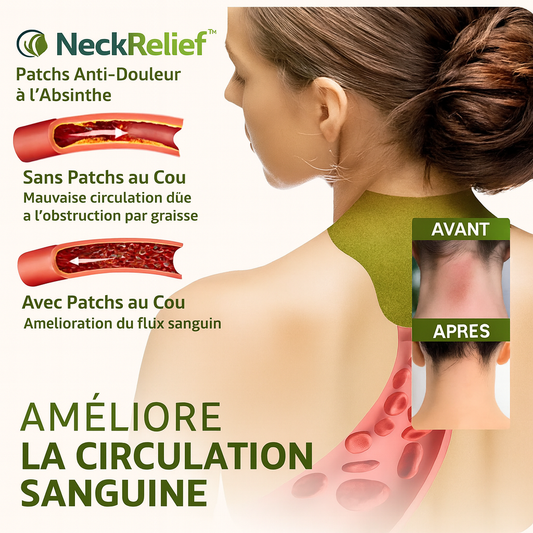NeckRelief™ Patchs Anti-Douleur à l’Absinthe | Soulage vos cervicales en moins de 15 minutes!