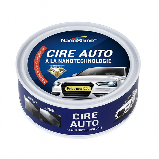 NanoShine™ Cire Auto à la Nanotechnologie | Fait briller et protège votre carrosserie pendant 6 mois en 1 seule application!