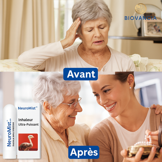 NeuroMist™ Inhaleur Ultra-Puissant | Réactive vos souvenirs effacés en un éclair (94% en 3 jours)!