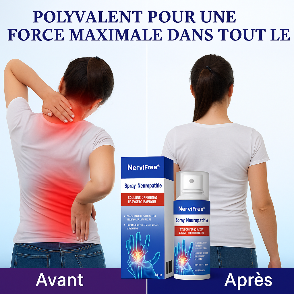 NerviFree™ Spray Neuropathie | Stoppe les picotements et engourdissements dès la première application!
