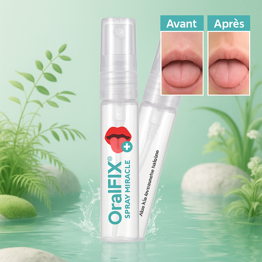 OralFix™ Spray Miracle | Efface brûlures et crevasses de la langue dès la première pulvérisation!