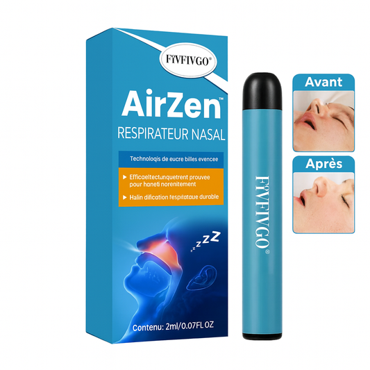 AirZen™ Respirateur Nasal | Libère vos sinus et élimine le ronflement dès l’application!