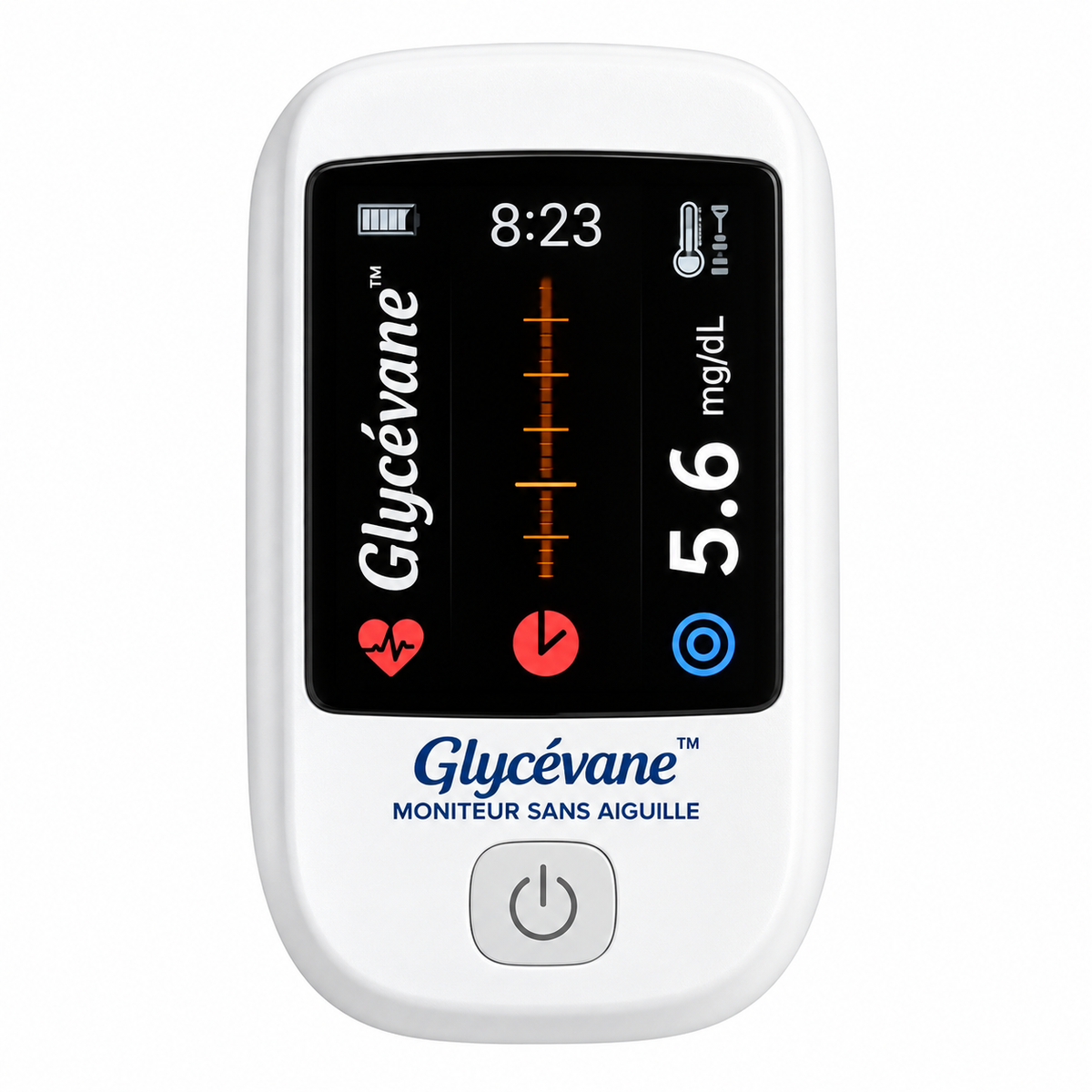 Glycévane™ Moniteur Sans Aiguille | Oubliez les piqûres, posez votre doigt et contrôlez votre glycémie en 5 secondes sans douleur !
