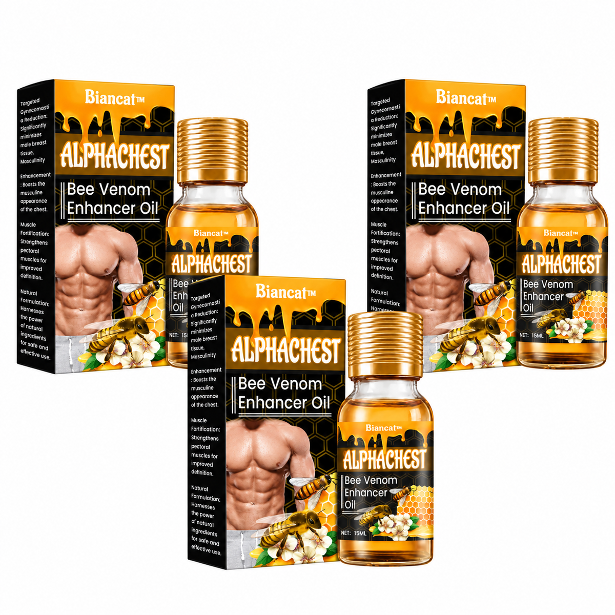 GalbeRose™ Huile Galbante au Venin d’Abeille | Raffermissez, galbez et sublimez votre poitrine naturellement !