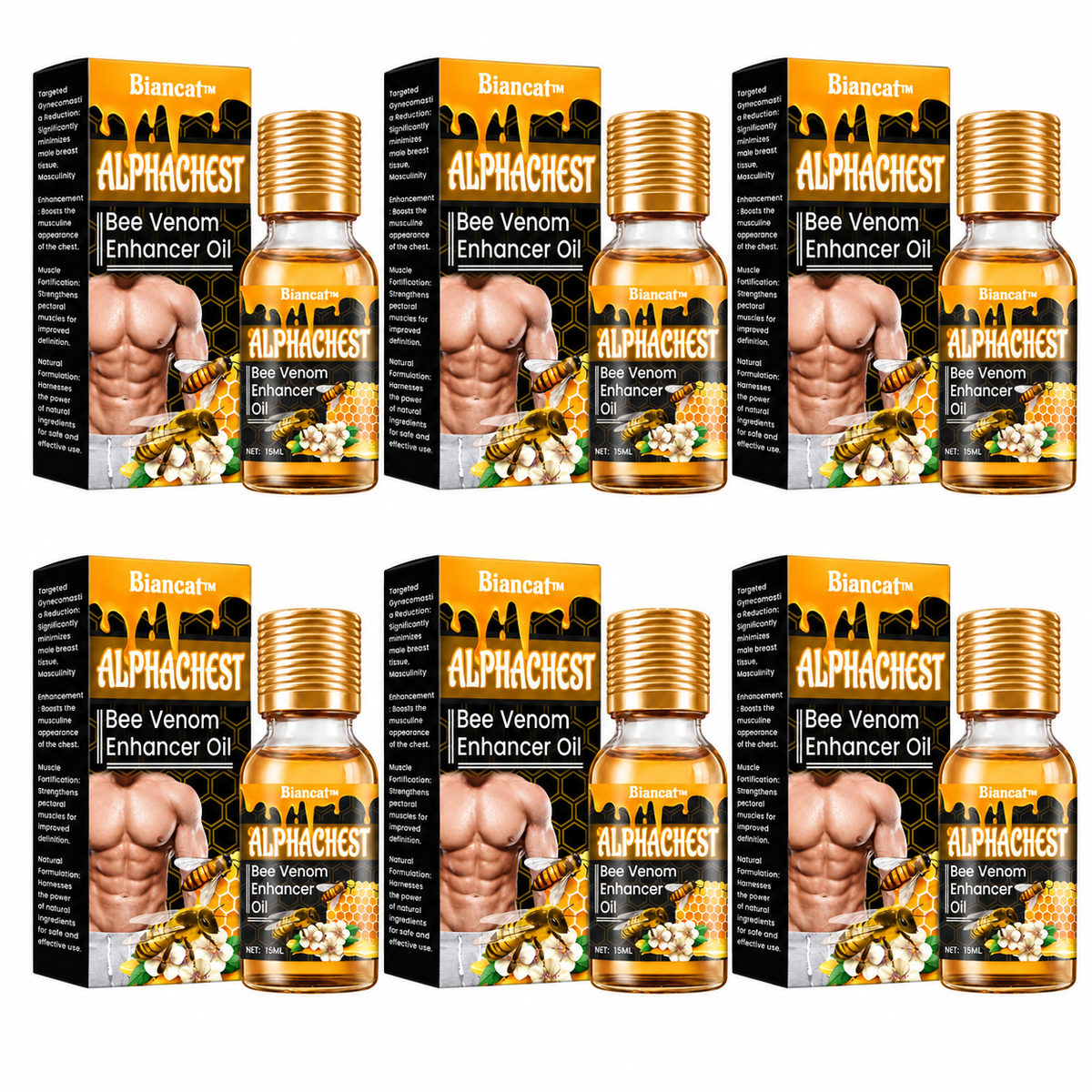 GalbeRose™ Huile Galbante au Venin d’Abeille | Raffermissez, galbez et sublimez votre poitrine naturellement !