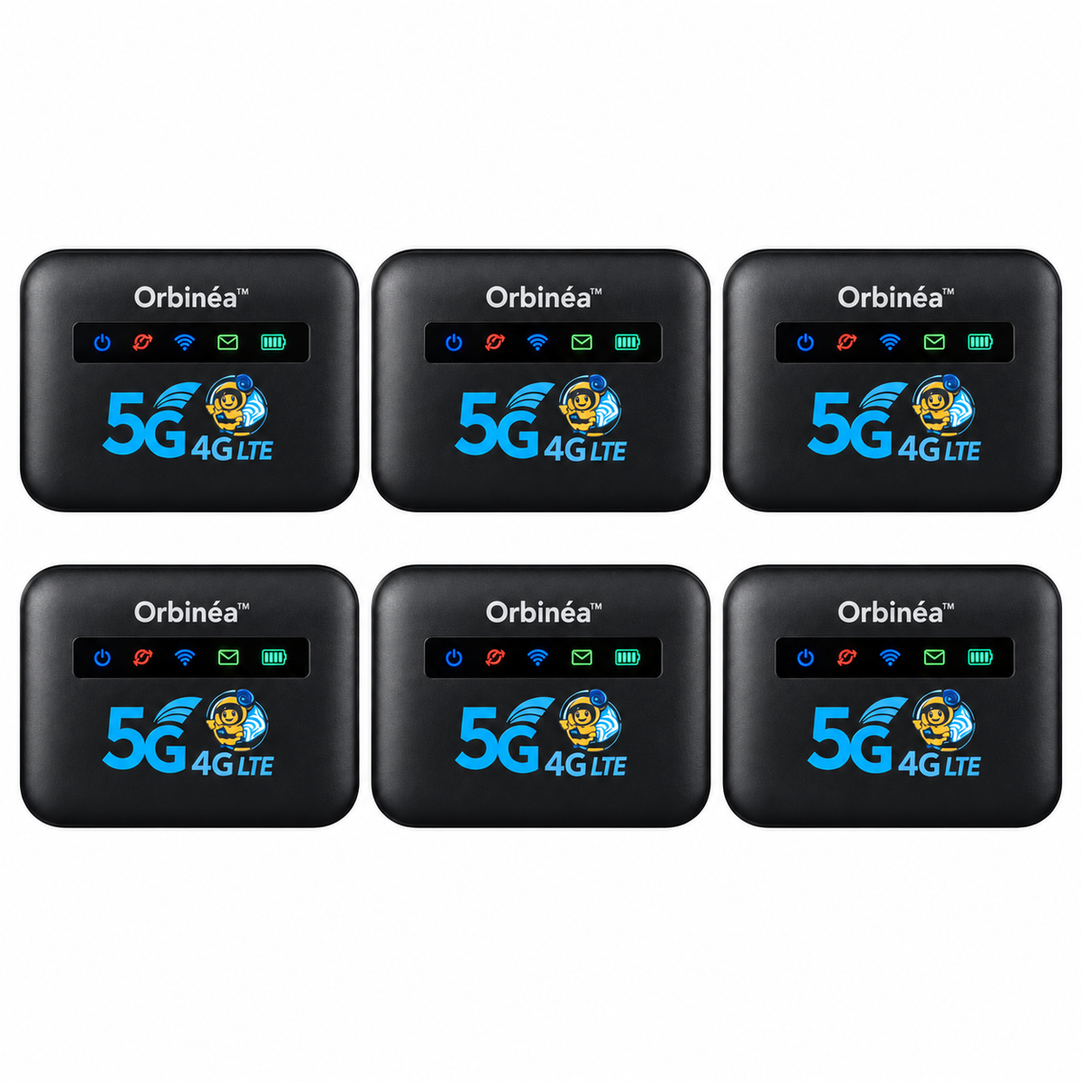 Orbinéa™ Routeur WiFi Mondial | Internet 4G/5G dans 196 pays en 5 secondes chrono, sans surcoût !