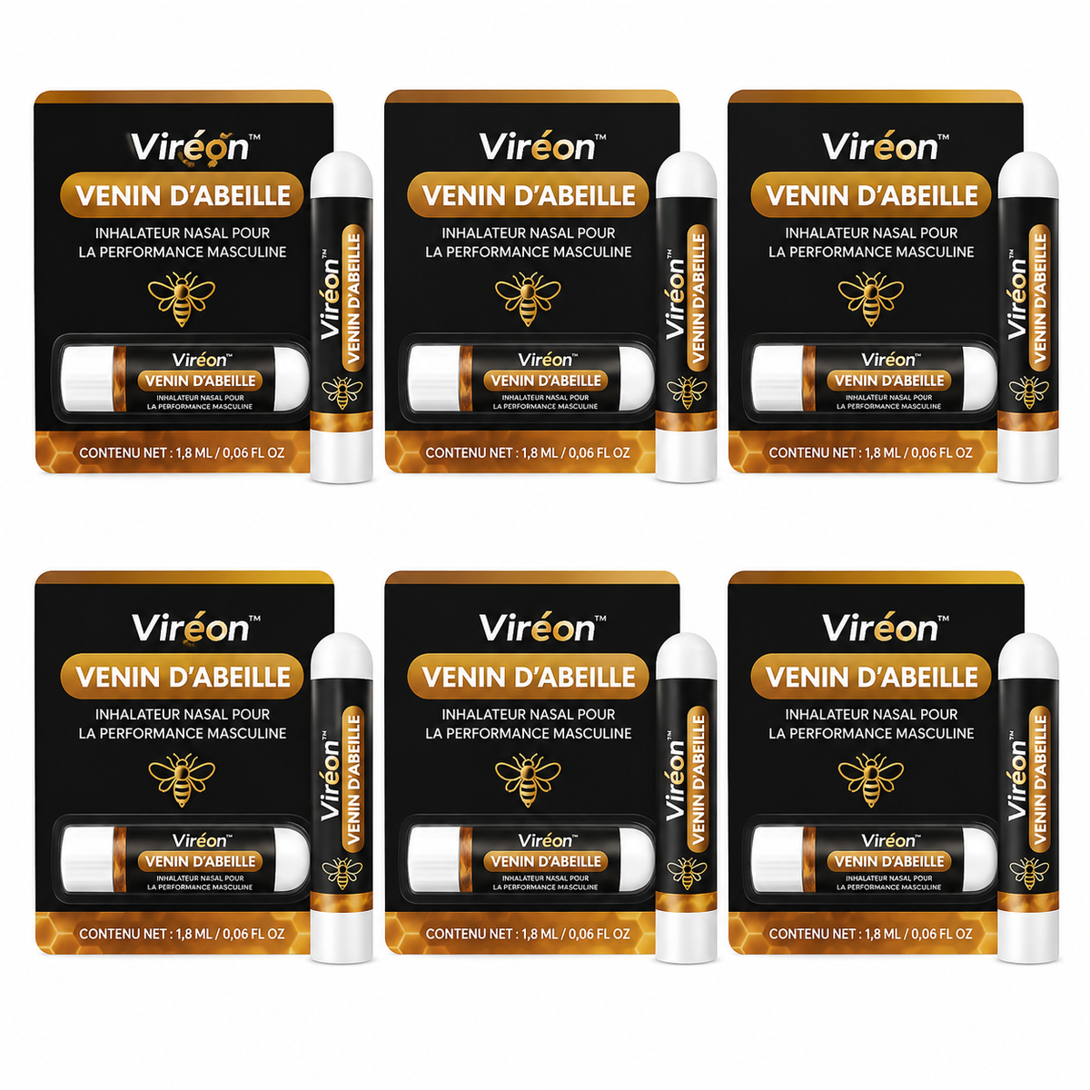 Viréon™ Inhalateur au Venin d’Abeille | Obtenez une érection dure comme l’acier en quelques minutes !
