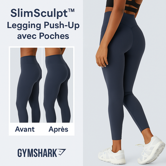 SlimSculpt™ Legging Push-Up avec Poches | Affine vos jambes et remonte les fesses en 10 secondes!