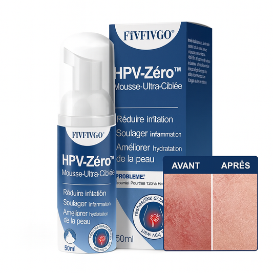 HPV-Zéro™ Mousse Ultra-Ciblée à l’Arbre à Thé Médical | Élimine virus et plaques rouges en 24h – testée en clinique!