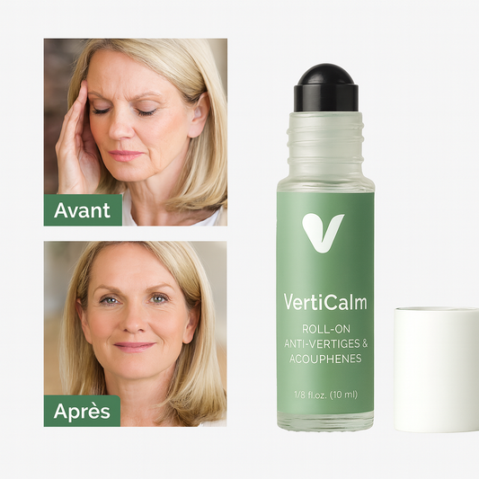 VertiCalm™ Roll-On Anti-Vertiges & Acouphènes | Stoppe les crises en 5 minutes chrono!