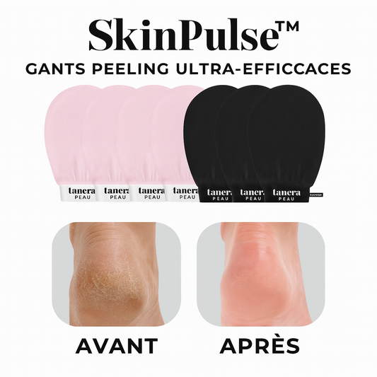 SkinPulse™ Gants Peeling Ultra-Efficaces | Lisse et renouvelle votre peau en quelques minutes!