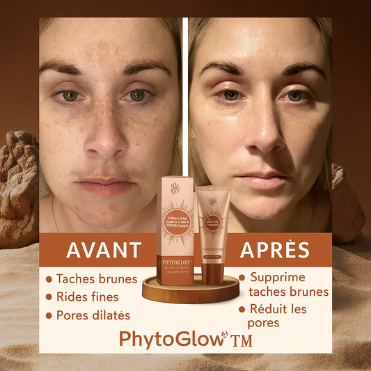 PhytoGlow™ Masque Visage Végétal Anti-Taches | Élimine taches brunes & imperfections dès la 1ʳᵉ application!