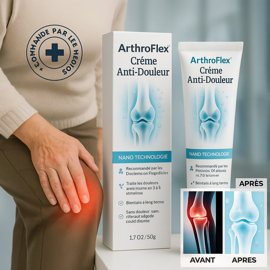 ArthroFlex™ Crème Anti-Douleur | Soulage genoux et articulations en 10 minutes seulement!