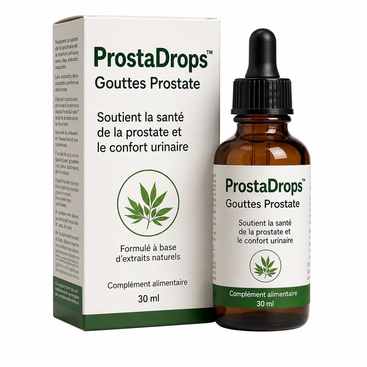 ProstaDrops™ Gouttes Prostate | Retrouvez un jet puissant et dormez enfin toute la nuit sans interruption !