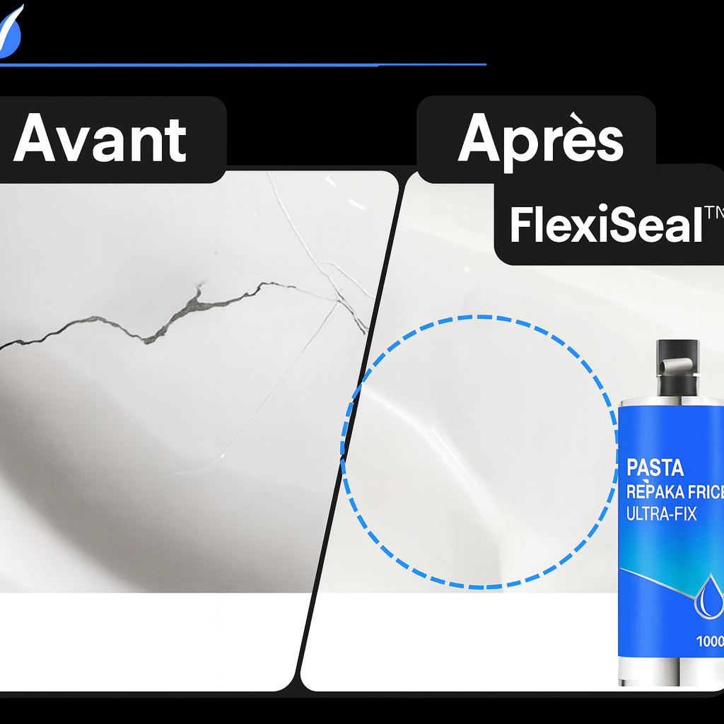 FlexiSeal™ Pasta Réparatrice Ultra-Fix | Répare fissures et trous en 60 minutes!