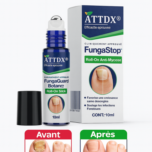 FungaStop™ Roll-On Anti-Mycose | Élimine Champignons & Démangeaisons en 3 Jours!