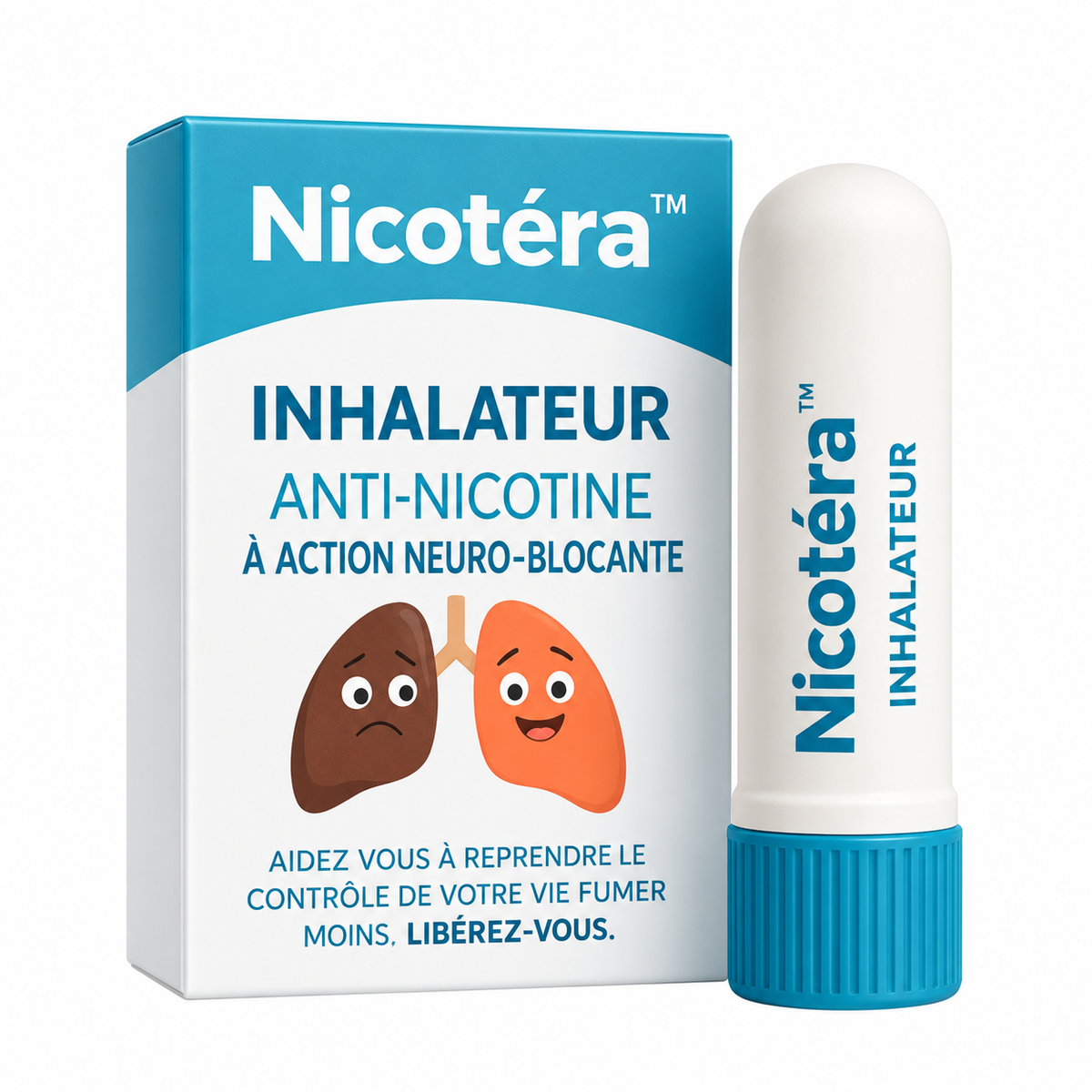 Nicotéra™ Inhalateur Anti-Nicotine à Action Neuro-Blocante | Arrêtez de fumer en seulement 3 jours !