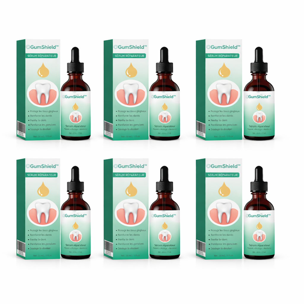 GumShield™ Sérum Réparateur | Stoppez la rétractation et sauvez vos dents en seulement 4 jours !