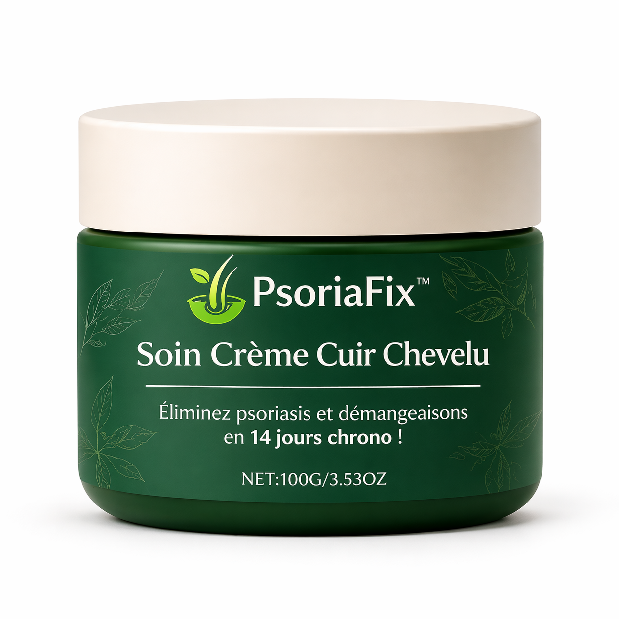 PsoriaFix™ Soin Crème Cuir Chevelu | Éliminez psoriasis et démangeaisons en 14 jours chrono !