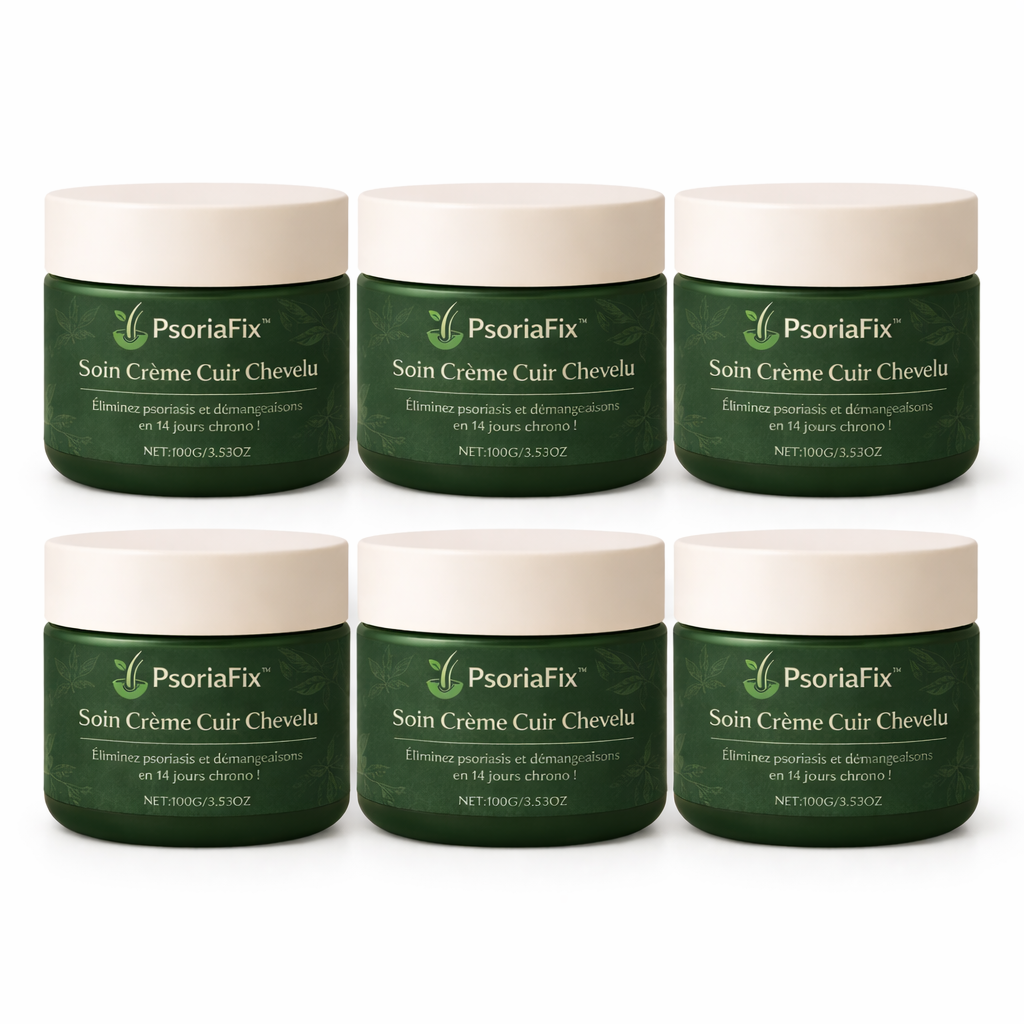 PsoriaFix™ Soin Crème Cuir Chevelu | Éliminez psoriasis et démangeaisons en 14 jours chrono !