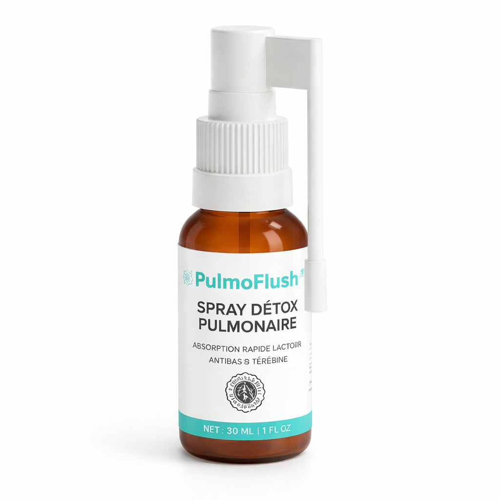 PulmoFlush™ Spray Détox Pulmonaire | Expulse 99% des toxines cachées en seulement 7 jours !