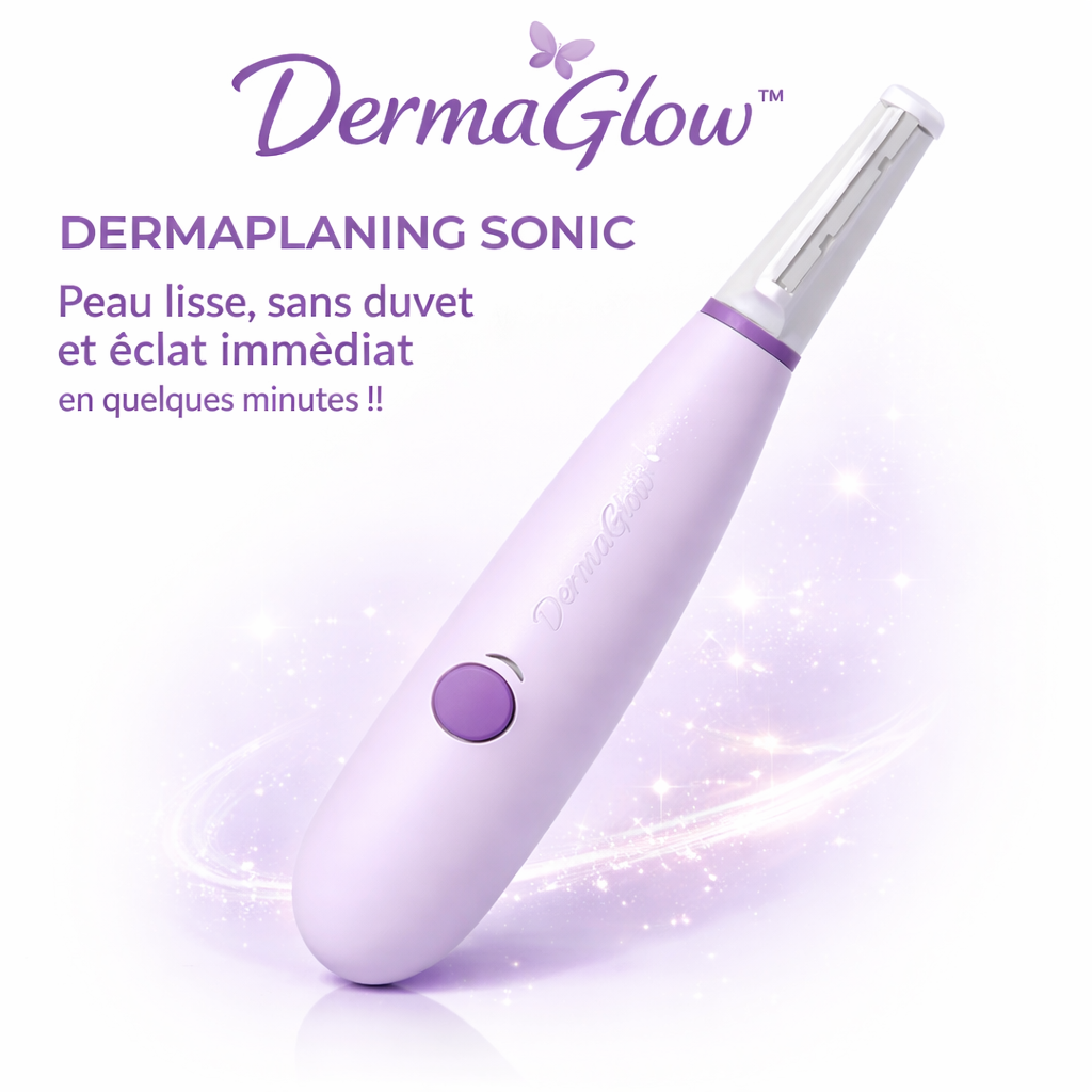 DermaGlow™ Dermaplaning Sonic | Peau lisse, sans duvet et éclat immédiat en quelques minutes