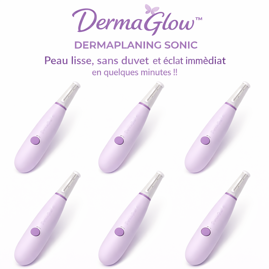 DermaGlow™ Dermaplaning Sonic | Peau lisse, sans duvet et éclat immédiat en quelques minutes
