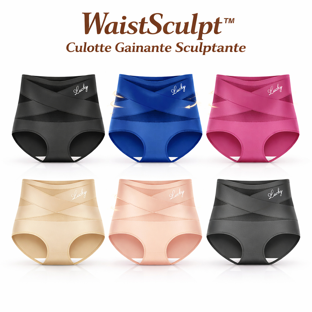 WaistSculpt™ Culotte Gainante Sculptante | Ventre plat instantané et taille affinée dès que vous l’enfilez !